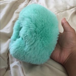 Blue pom key chain (on sale)